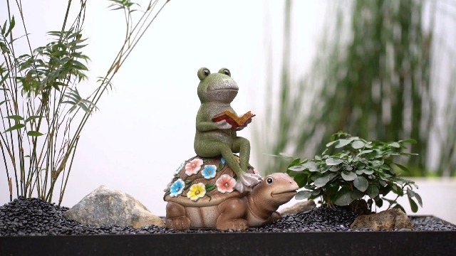 Amazon.com: Nacome Solar Frog Riding Turtle for Garden Decor
